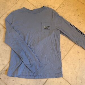Girls Blue Vineyard Vines Long Sleeve
